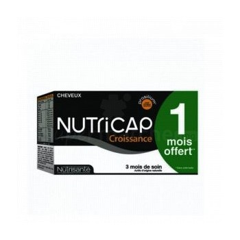 Croissance Nutricap Boite de 180 Gélules | 3 mois de soins | Anti-Chute et Croissance des Cheveux