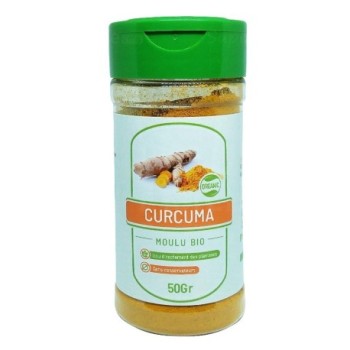 Curcuma Moulu Bio Phael Flor 50g | Sans Conservateurs | Issu Directement des Planteurs