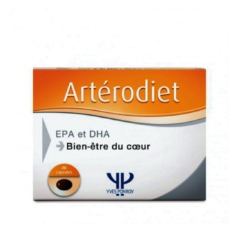 Artérodiet EPA et DHA Yves Ponroy Boîte de 40 Capsules | Bien-être du Coeur