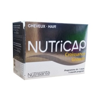 Croissance Growth Nutricap Boite de 60 Gélules | 1 mois de soin | Anti-Chute et Croissance des Cheveux