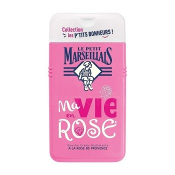 Gel douche Extra Doux à la Rose de Provence Le Petit Marseillais 250ml hydratante | Collection Les PTITS BONHEURS