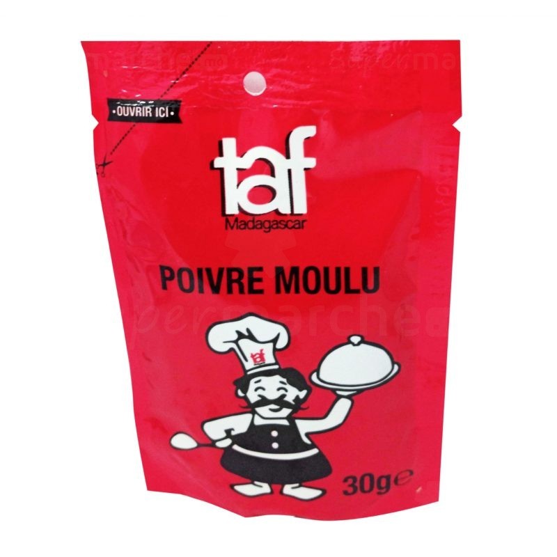 Poivre Moulu Taf 30g | Épices de Madagascar