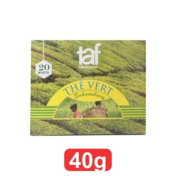 Thé Vert Taf 40g | 20 infusettes | Thé vert en infusette de Madagascar