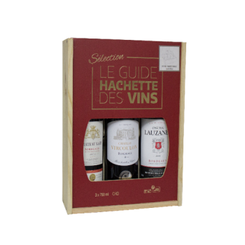 COFFRET 3B G.HACHETTE Bdx Château Lauzanet 2014/Vircoulon 2017/Lary 2013 75Cl