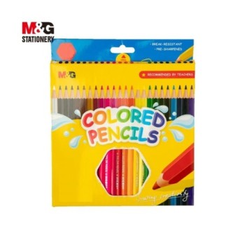 Crayon de couleur bte jaune 24
