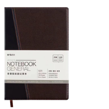 Bloc note couverture cuir 25k 120f