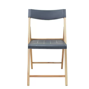 Chaise pliable en plastique Couleur Bleu