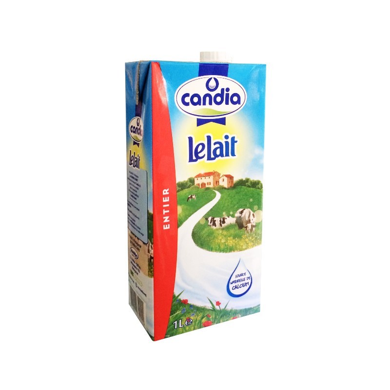 Lait entier Candia LeLait 1L