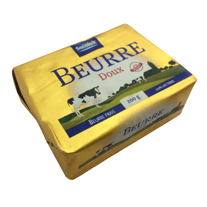 Beurre doux Socolait 200g | Fabriqué avec 100% de lait frais