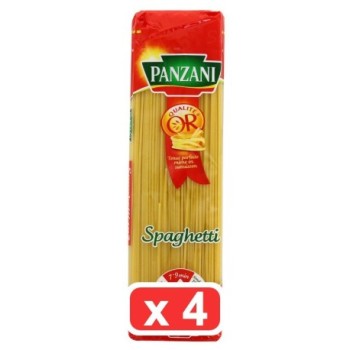 Pack de 4 Spaghetti Panzani 500g | Pâtes