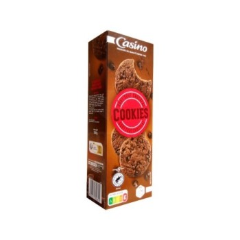Cookies Tout Chocolat Casino 200g | 12 délicieux cookies