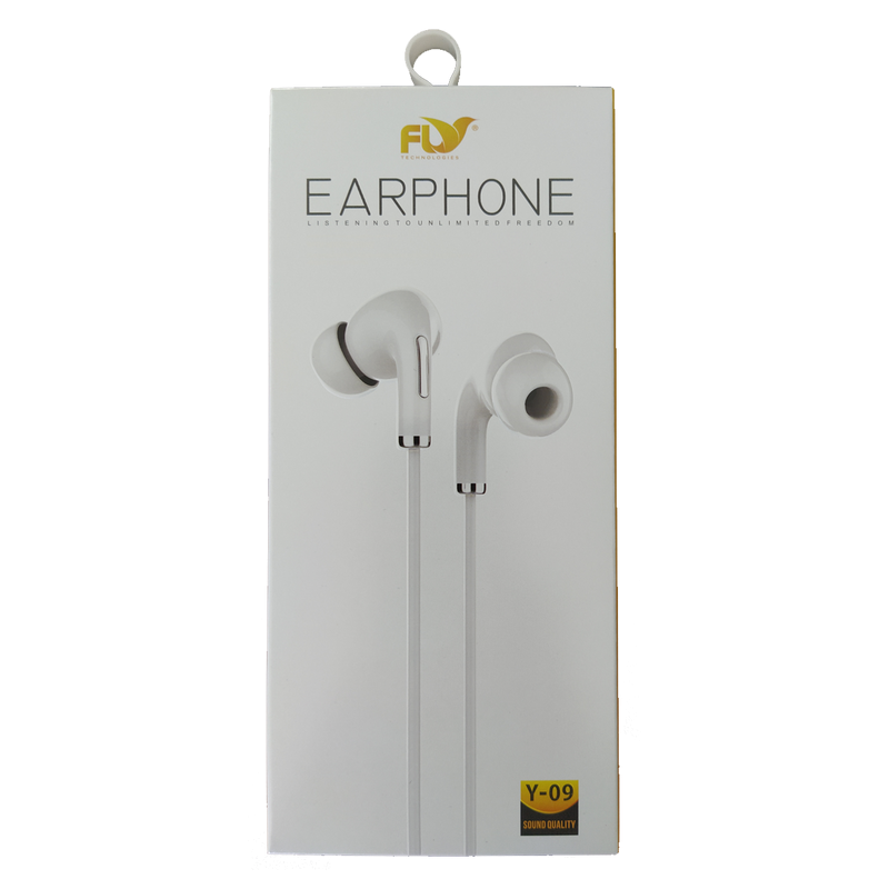 Ecouteur intra-auriculaire Y-09 FLY Blanc