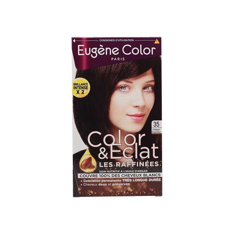 Coloration Cheveux N°35 Châtain Expresso Eugène Color