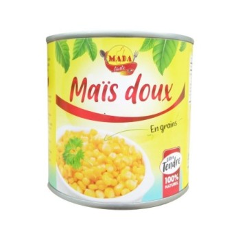 Maïs doux en grains MadaTaste 390g | conserve