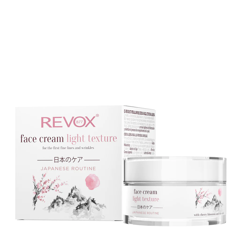 Revox B77 japanesse ritual face cream light  texture
