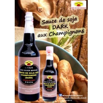 Sauce de soja dark aux champignons red river bridge 150ml