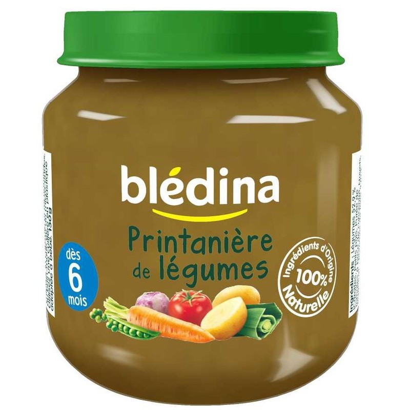 Petits pots  Printanière Légumes Blédina 130G