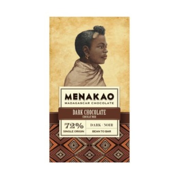 Chocolat 72% Noir Menakao 75g