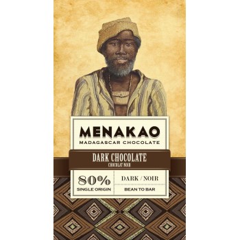 Chocolat 80% Noir Menakao 75g