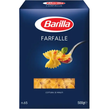 Pâtes Barilla 500gr. n°65 Farfalle