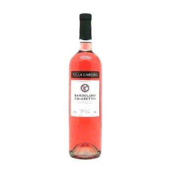 Vin rosé Villa cardini Bardolino Chiareto 75 cl