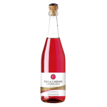 Vin rouge villa cardini lambrusco rosé 75 cl