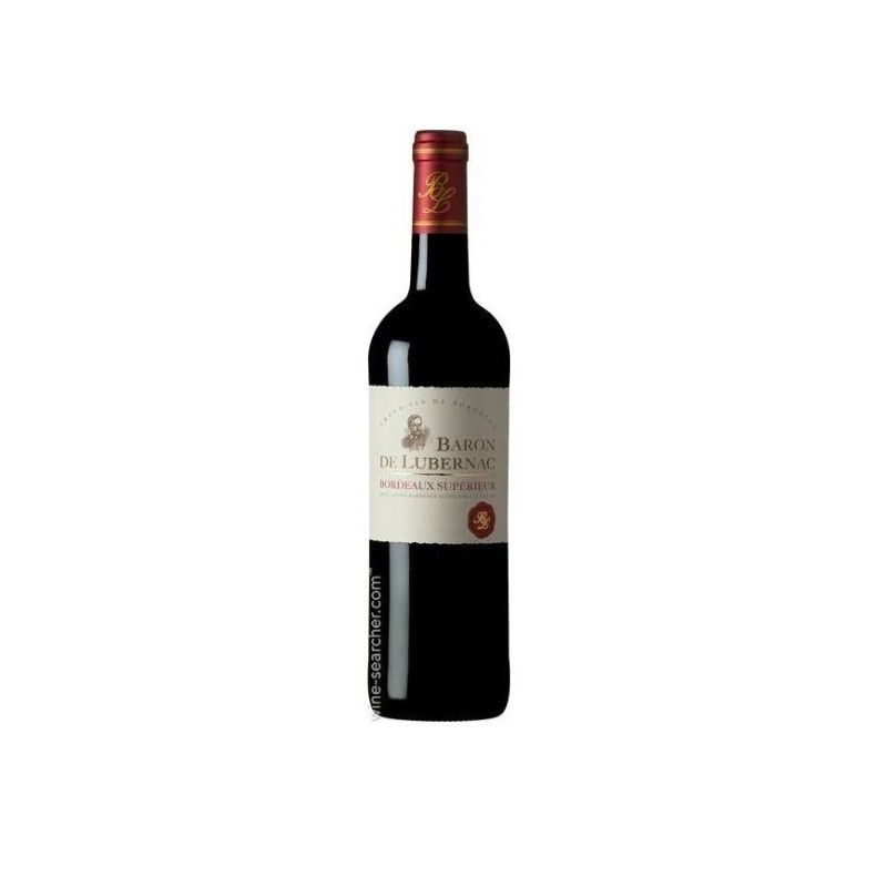 Vin rouge baron de lubernac bordeaux sup 75cl