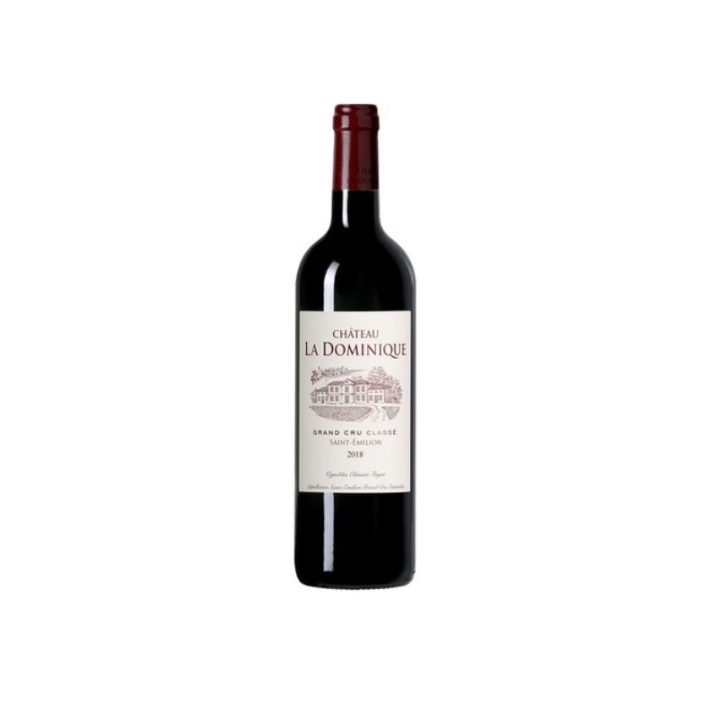 Vin rouge château la dominique 2018 75cl