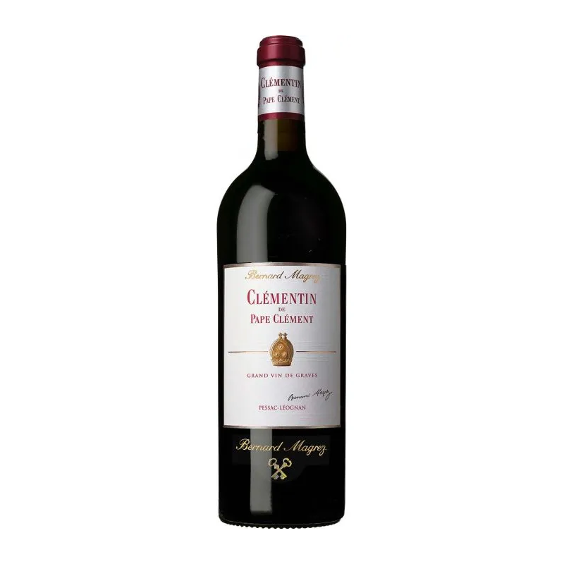 Vin rouge Clementin de pape clement 2018 75cl