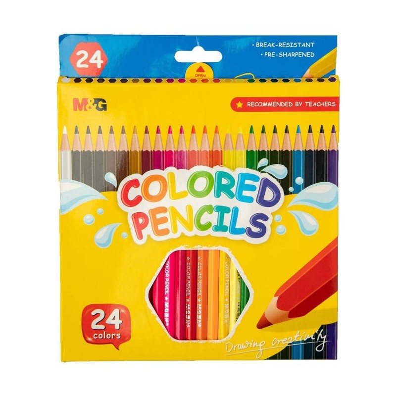 Crayons de couleurs 24 couleurs | AWP34367