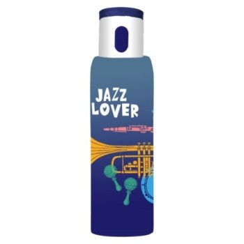 Bouteille d'eau colorée dégradé de 750 cc avec cintre - jazz lover plastique