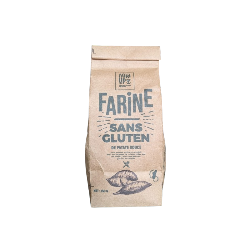 Farine de patate douce 250g sans gluten Agri'Up