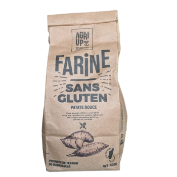 Farine de patate douce 500g sans gluten Agri'Up