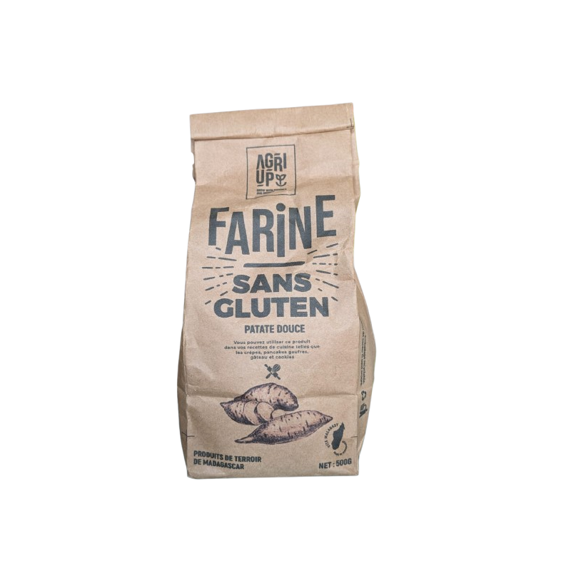 Farine de patate douce 500g sans gluten Agri'Up