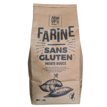 Farine de patate douce 1Kg sans gluten Agri'Up