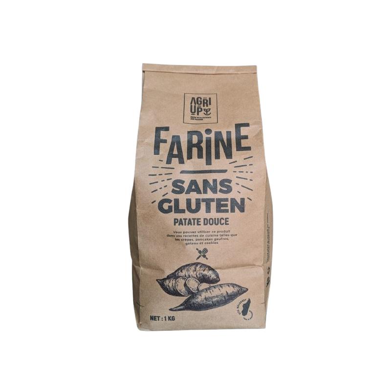 Farine de patate douce 1Kg sans gluten Agri'Up