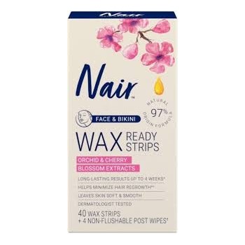 NAIR BANDES DE CIRE FROIDE JAMBES/ CORPS 40CT