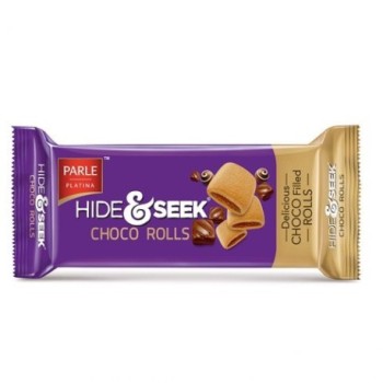 PARLE HIDE & SEEK CHOCO ROLLS BISCUITS 75G