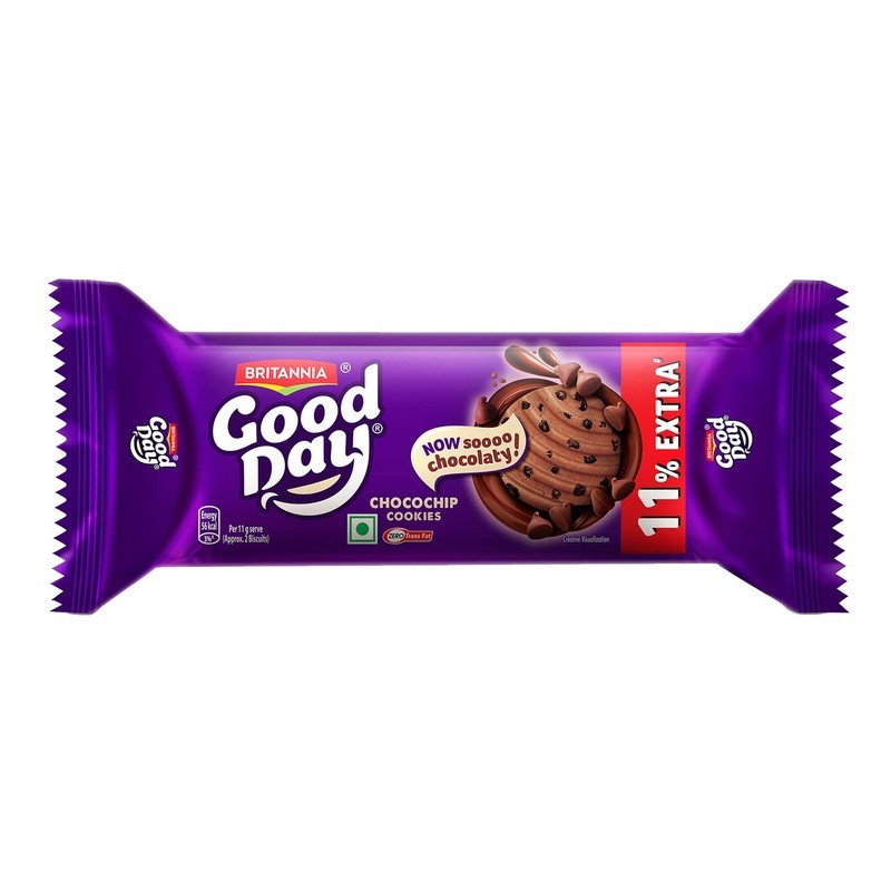 BRITANIA GOODDAY CHOCO ALMOND BISCUITS 120G