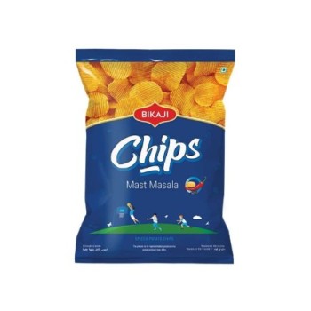 BIKAJI POTATO CHIPS MAST MASALA 80G