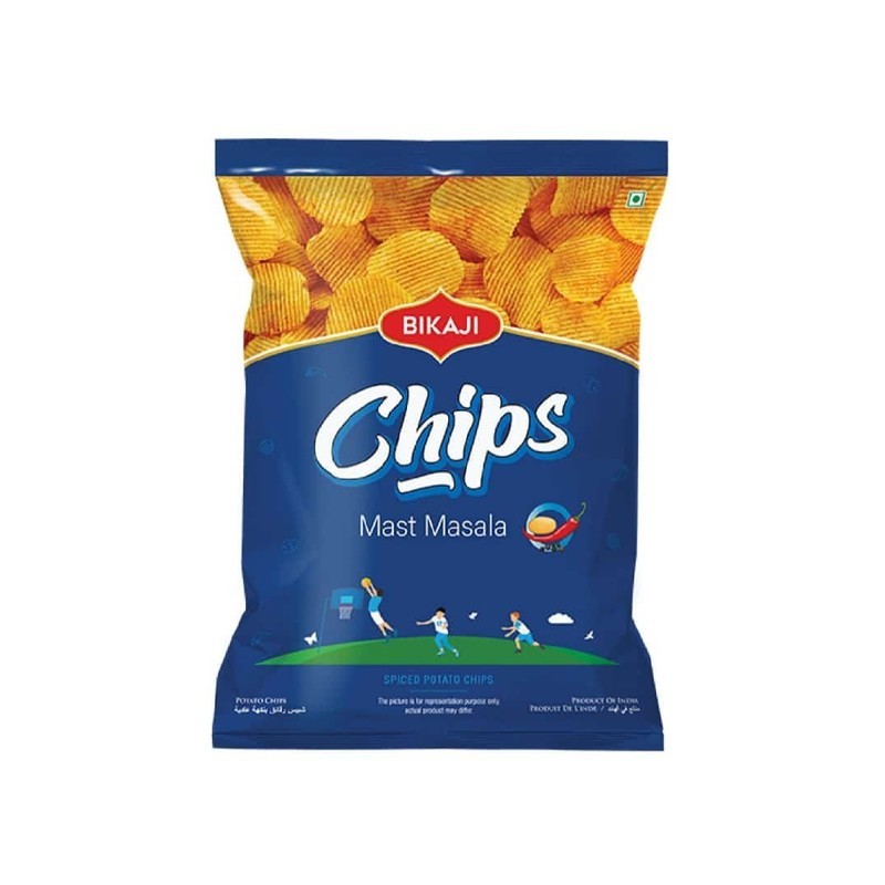 BIKAJI POTATO CHIPS MAST MASALA 80G