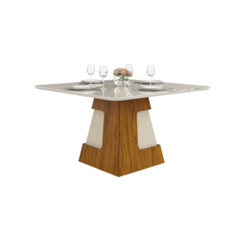 DINING TABLE BEVELED TOP...