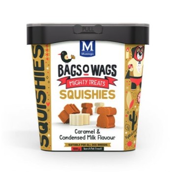 Os à moelle aromatisés au caramel et au lait concentré bags o' wags 500g