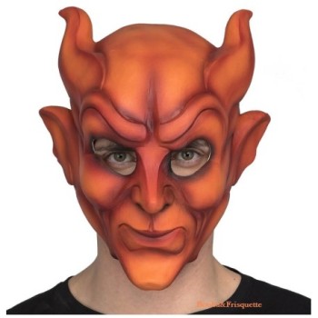 FULL DEVIL LATEX MASK ONE SIZE