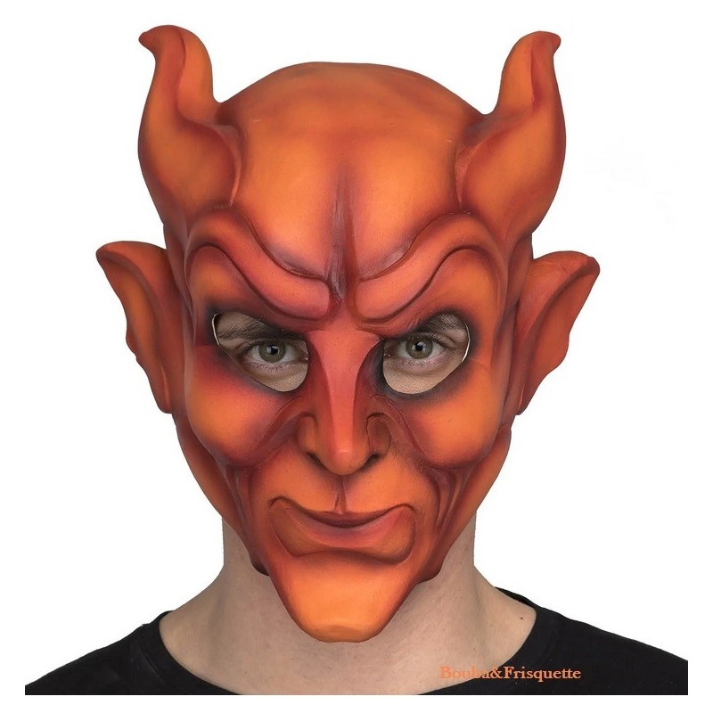 FULL DEVIL LATEX MASK ONE SIZE