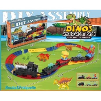 Dino Amusement Park Train Set