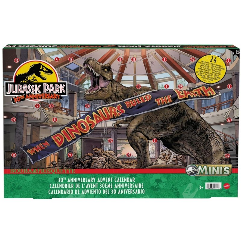 Calendrier de l'Avent - Jurassic park