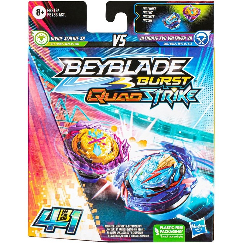 Beyblade Burst QuadStrike Divine Xcalius X8