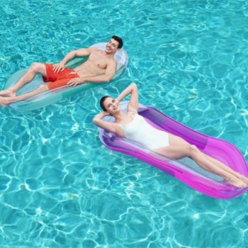 Chaise longue gonflable pour piscine pour adultes