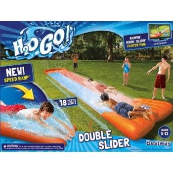 Toboggan aquatique double Bestway H2OGo